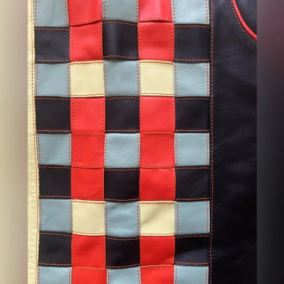 Mietis Studio Leather Mini Skirt Seen in Vogue size Small 29” waist - Picture 6 of 10